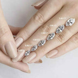 Synthetic Moissanite White Marquise Loose Diamond 2.48 Ct VVS1 GIR 14x7 MM Size