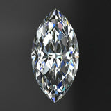Synthetic Moissanite Loose Diamond Marquise Shape 1.98 Ct VVS1 GIR CERTIFIED