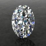 Synthetic Moissanite Loose Diamond Oval Shape 3.74 Ct GIR Certified