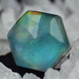 Rare 7.45 Ct Natural Boulder Opal Doublet | Certified Octagon Cut Loose Gemstone