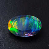 Excellent Oval Cut CERTIFIED 15.00 Ct Natural Doublet Opal Loose Gemstone