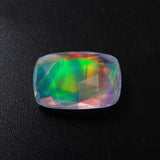 Natural Multi-Color Opal Doublet 11.88 Ct – Certified Cushion Shape Loose Gem