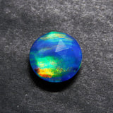 Natural Multi-Color Opal 3.20 Ct – Certified Doublet Round Shape Loose Gem