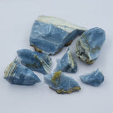 800 Ct Natural CERTIFIED Blue Opal Rough Lot Rare Earth Mined Loose Gemstone
