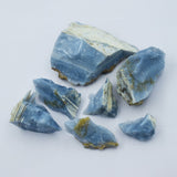 800 Ct Natural CERTIFIED Blue Opal Rough Lot Rare Earth Mined Loose Gemstone
