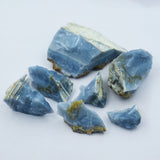 800 Ct Natural CERTIFIED Blue Opal Rough Lot Rare Earth Mined Loose Gemstone