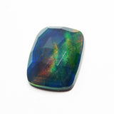 17.55 Carat Cushion Cut Natural Doublet Opal | Multi-Color | Certified Loose Gemstone