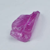 Rough pink zircon, 95.85 carats, a certified loose gemstone in its natural, uncut state