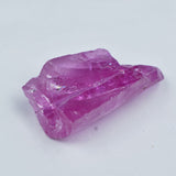 Rough pink zircon, 95.85 carats, a certified loose gemstone in its natural, uncut state