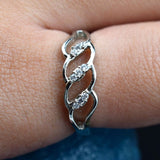 11.00 Ct Engagment ring 925 Sterling Silver Ring CERTIFIED Moissanite Rings