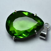 natural peridot pendant