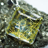 natural topaz pendant