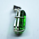 Certified 71.50 Ct Natural Green Topaz Pendant 925 Sterling Silver Gemstone