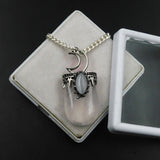 Beautiful Silver 925 Rose Quartz 118.45 Ct Fancy Pendant With Chain Lite Pink