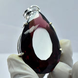 94 Ct Ametrine Pear 925 Sterling Silver Pendant Natural Loose Gemstone CERTIFIED