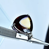 Beautiful Bi Color Ame trine Pendant 39.5 Ct 925 Sterling Silver CERTIFIED Gems