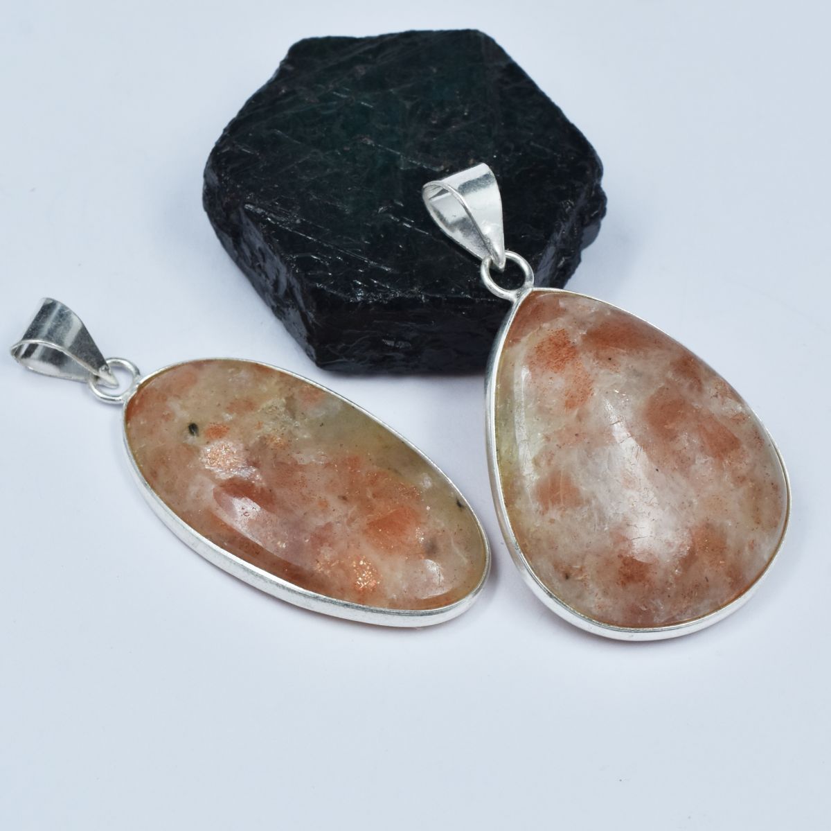 natural sunstone pendant