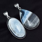 144.80 Ct Natural Opal Pendant Oval-Pear CERTIFIED Silver Pendant 925 Sterling