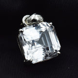 sterling silver sapphire pendant
