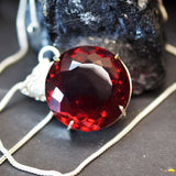 Amazing Natural Topaz 925 Sterling Silver Pendant Round 78.20 Ct Gems CERTIFIED