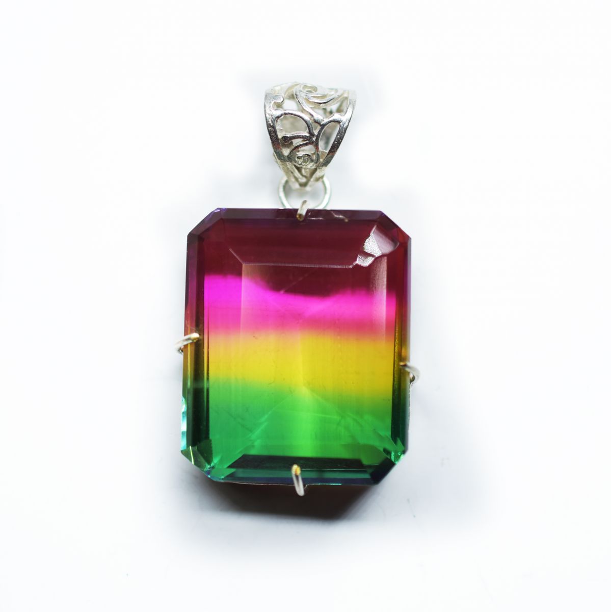 natural emerald pendant