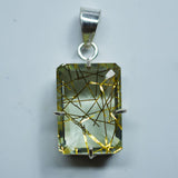 natural sapphire pendant