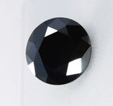 Natural Black Moissanite Round Shape 3 Ct Loose Gemstones