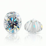Oval Cut D-White Moissanite AA++ VVS1 Clarity GRA 5x7 mm CERTIFIED Gemstone