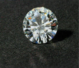 Synthetic 6 mm Moissanite VVSI D Color Round Diamond Cut CERTIFIED