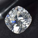 CERTIFIED Moissanite 3 x 3 MM VVS1 D Color Cushion Cut 1 Pcs Loose Gemstone