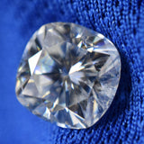 CERTIFIED Moissanite 3 x 3 MM VVS1 D Color Cushion Cut 1 Pcs Loose Gemstone