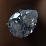 Pear Shape CERTIFIED Moissanite Loose Gemstone 2.00 Carat VVS1 D Color 1 Pcs