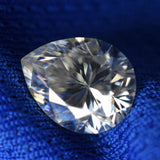 CERTIFIED Moissanite Pear Shape Loose Gemstone 13x9 MM VVS1 D Color 1 Pcs