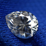 CERTIFIED 6.00 Carat Pear Shape Moissanite Loose Gemstone VVS1 D Color 1 Pcs