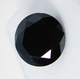 4.58 Ct Natural Black Moissanite Loose Gemstones Round Shape