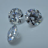 10 Pcs Round Cut Gemstone CERTIFIED Synthetic Moissanite 2 mm Lot VVSI D Color