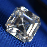 4.62 Ct Synthetic Moissanite CERTIFIED D Color Gemstone 1 Pcs Square 9.5 MM