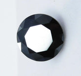 Natural Black Moissanite Round Shape 3 Ct Loose Gemstones