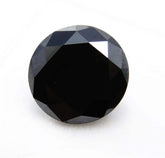 Natural Black Moissanite Round Shape 4.00 Ct Loose Gemstones