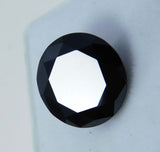 Natural Black Moissanite Round Shape 4.00 Ct Loose Gemstones