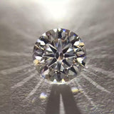 Synthetic 6 mm Moissanite VVSI D Color Round Diamond Cut CERTIFIED