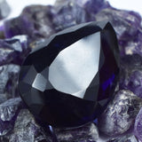 Certified 75.35 Ct Purple Amethyst – Natural Pear Shape Loose Gemstone