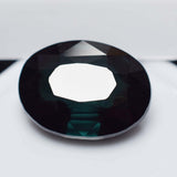 Deep Green Oval Cut 10.45 Ct CERTIFIED Tourmaline Gems