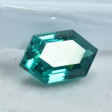 Fancy Cut 10.35 Ct NATURAL Green Tourmaline CERTIFIED Stunning Gemstone Pendant Size