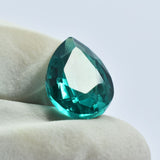 Natural Green Brazilian Tourmaline Pear Cut 10.55 Ct CERTIFIED Loose Gemstone