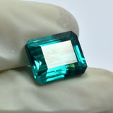 10.60 Ct Emerald Cut Natural Green Unheated Tourmaline