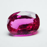 Certified 7.85 Ct Natural Pink/Red Tourmaline (Rubellite) – Oval Cut Loose Gemstone