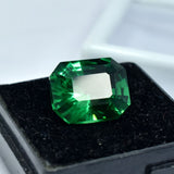 11.00 Carat Natural Green Tourmaline | Certified Unique Emerald Cut Loose Gemstone