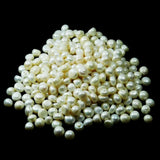 CERTIFIED Cabochon Cut 100 Pcs Natural White Pearl Lot Loose Gemstone
