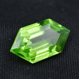 Natural Peridot 9.50 Ct – Certified Rare Fancy Cut Green Loose Stone